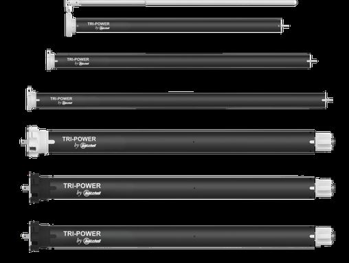 Tri-Power shade motor lineup