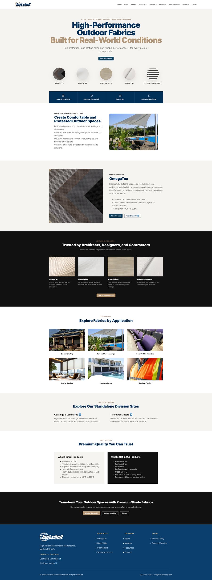 Twitchell Fabrics home page